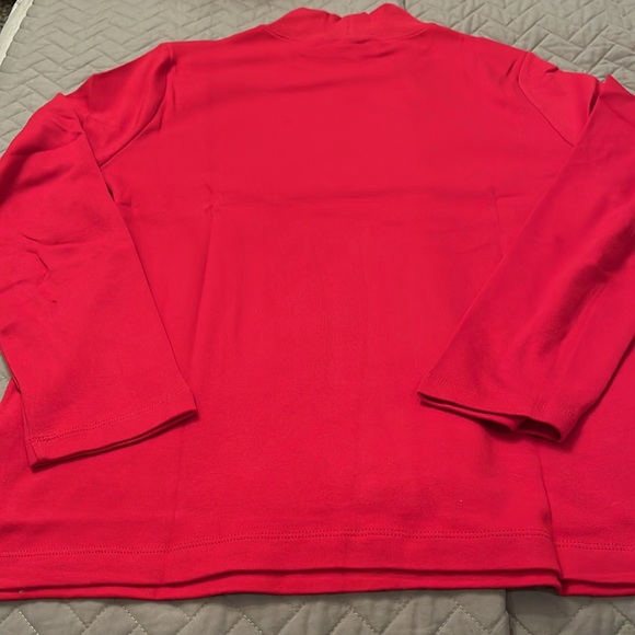 KAREN SCOTT Red Mock-Neck Top/NWT/XL - Picture 8 of 10